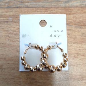 A New Day Womens Gold Plated Earrings